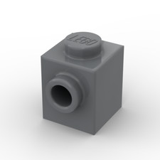 Lego 10x Konverter Noppe 1x1 brick stud 87087 dunkelgrau dark bluish gray