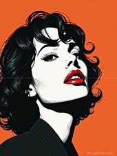Poster A4 Für Frauen Pop Art
