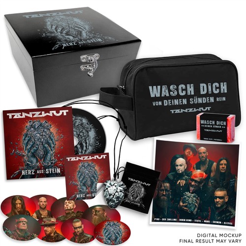 Tanzwut herz aus stein - tanzwut,