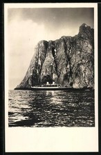 Passagierschiff MS Monte Sarmiento am Nordkap, Ansichtskarte 