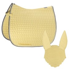 Set Eskadron Basic Cotton Schabracke mit Fliegenohren in banana