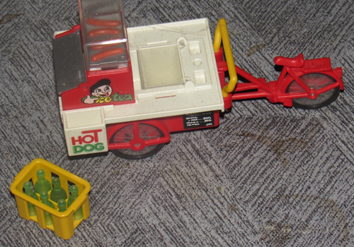 Playmobil hotdog wagen - hotdog,