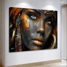 XXL Leinwandbild Kunstdruck Frauen Porträt Moderne Wandkunst für Wohnzimmer 8757