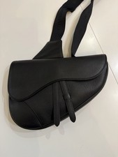 Dior Satteltasche Schwarz