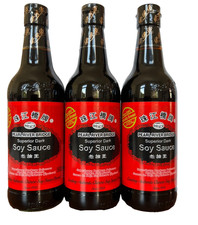 PRB Sojasoße Sojasauce dunkel 3x500ml Dark Soy Sauce Pearl River Bridge