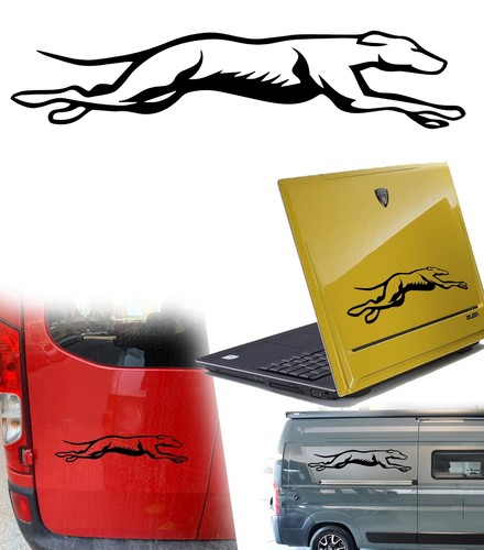 Windhund aufkleber vinyl - aufkleber,