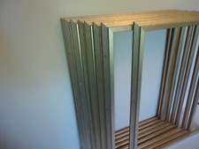 Bilderrahmen 30x40 40x50 silber schwarz Holz Rahmen für Keilrahmen Leinwand