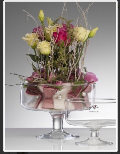 Glasschale mit fuß - glasschale,