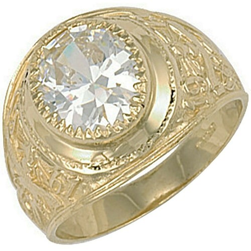 Massiver gold college - college, ring