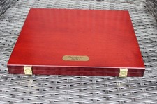 Münzkassette Münzenbox Schatulle Münzen Aufbewahrung Holzkassette