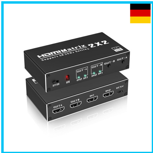 Hdmi matrix 2x2 60hz - hdmi, 4k@60hz