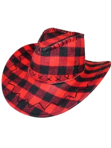 Cowboyhut westernhut tartan - cowboyhut,