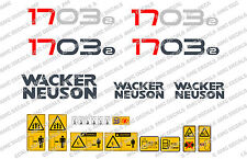 Neuson 1703 Gräber Aufkleber