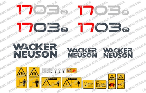 Neuson 1703 gräber aufkleber - 1703,