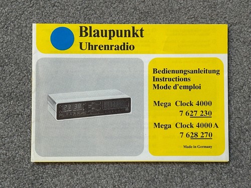 Blaupunkt uhrenradio mega - blaupunkt,