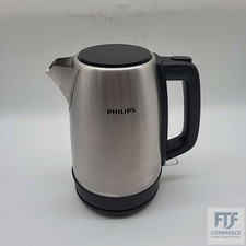 Philips Daily Collection Metall Wasserkocher – 1,7L, Leuchtanzeige, 360°-Basis, 