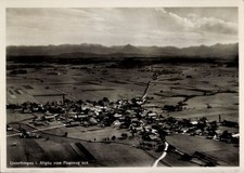 Ak Unterthingau im Allgäu, Fliegeraufnahme - 11138008