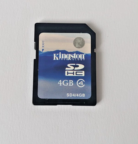 Kingston 4gb sdhc - kingston, sd