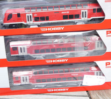 PIKO 58803 2 x, PIKO 58805, 3x Regio-Steuer-+Doppelstocksitzwagen DB AG Epoche 6