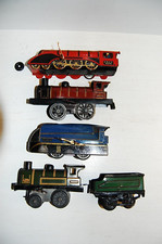 4 alte Blech Spur 0 Eisenbahn