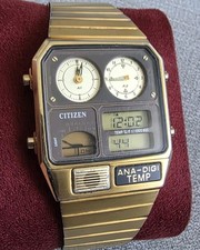 Vintage Citizen Ana Digi Temp Uhr 8988