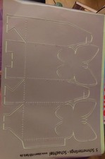 Schablone  Geschenkbox