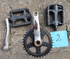 Kinderfahrrad Kurbel Garnitur mit Pedalen