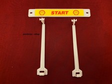 Racy Dickie  Fastlane Shell Start und Ziel - Set  für Autorennbahn 1:43  * NEU *
