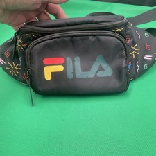 Schwarze FILA Bauchtasche Gürteltasche 3 Taschen