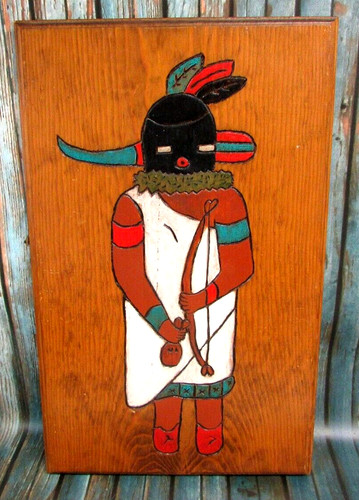 Holz hopi kachina - holz,