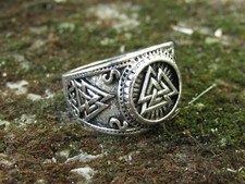 Ring Valknut Odin Ornamente