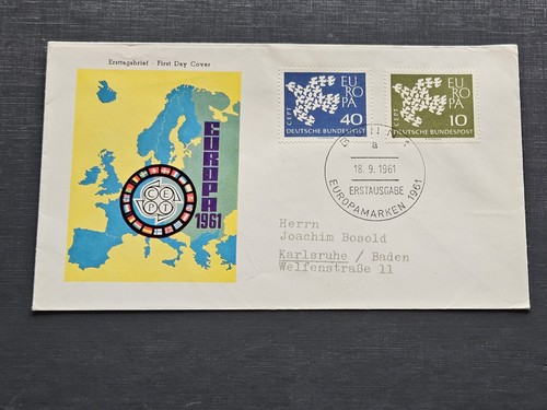1961 bund fdc erstagsbrief - 1961,