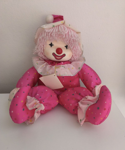 Clown puppe vintage 1986 - clown,