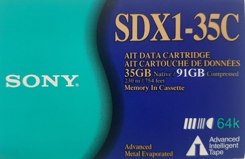 Sony sdx1 35c 8mm - 8mm, dat