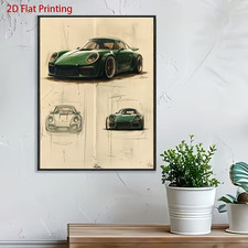 Leinwanddruck  Sportwagen