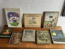 8 alte antike Kinderbücher