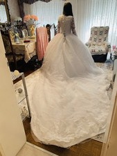 Brautkleid A Linie 36/38 Mit