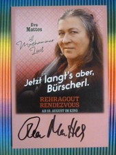 Eva Mattes, Eberhoferkrimi Foto (Mooshammer Liesl) - signiert