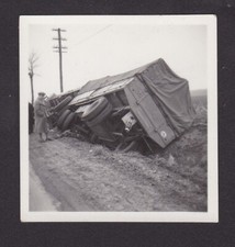 Original Foto Oldtimer LKW mit