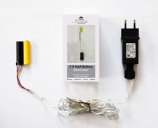 Batterie Netzteil Adapter 2x