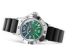 AUTOMATIC RUSSIAN DIVER WATCH TAUCHERUHR AUTOMATIK VOSTOK 120848 20 ATM DE