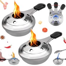 2 Stück Fondue Brenner Mini