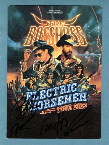 The bosshoss autogrammkarte - bosshoss,