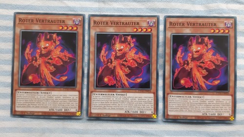 Roter vertrauter yugioh - 3x,