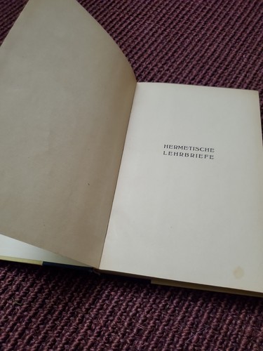 Buch hermetische lehrbriefe - hermetische,