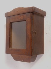 Alte antike  kleine Mini Vitrine Biedermeierstil H 26,5 cm x B 17 cm x T 12 cm