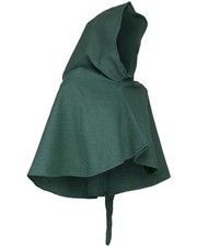 Mytholon Benson Gugel Baumwolle Grün Larp Mittelalter Reenactment #25143