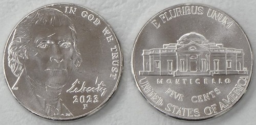 Usa cents nickel 2023 unz - 5,
