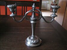 hoher 2arm Kerzenständer Kerzenhalter Kandelaber silber plated Ianthe of England