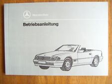 R 129 SL 280 320 500 600 R129 W129 W 129 Betriebsanleitung Manual Mercedes-Benz